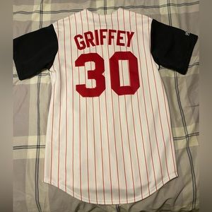 Cincinnati Reds Ken Griffey Jr jersey Majestic Medium M